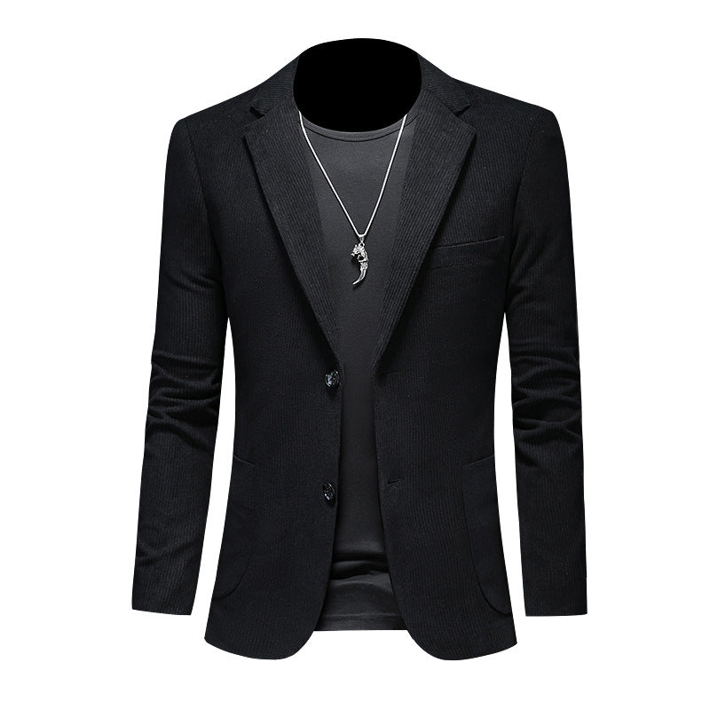 Casual Slim-fit Suit Jacket For Men