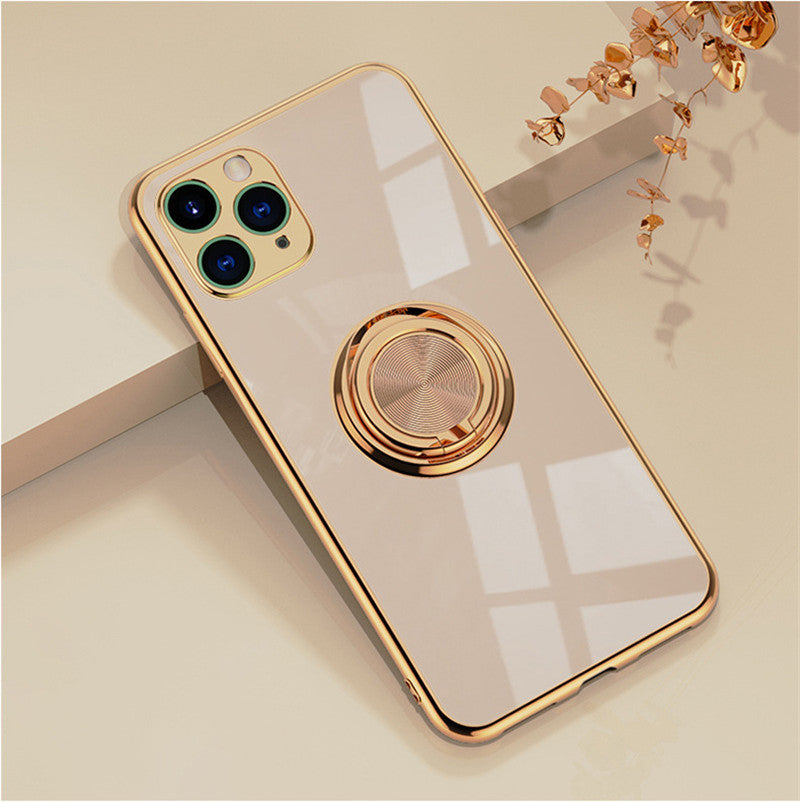 Original Silicone Cover For iPhones  (Luxury Plating)
