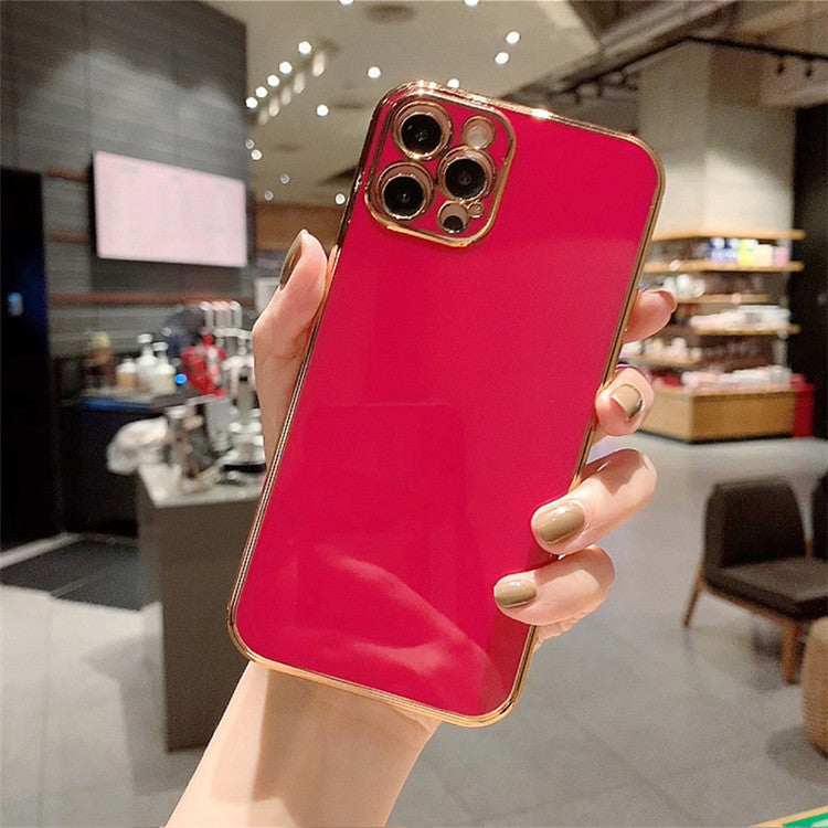 Solid Color Electro plating Mobile cover