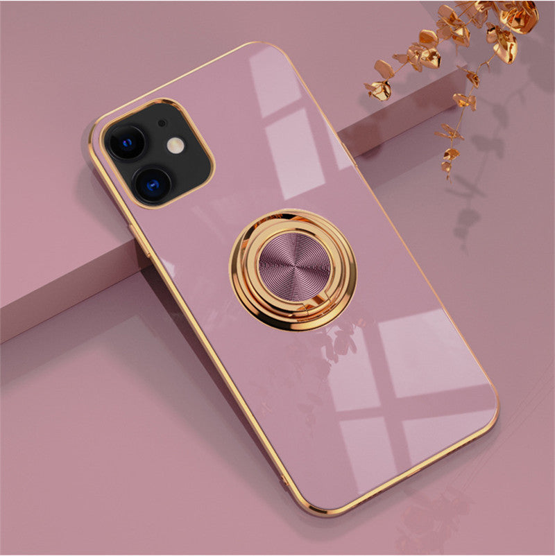 Original Silicone Cover For iPhones  (Luxury Plating)