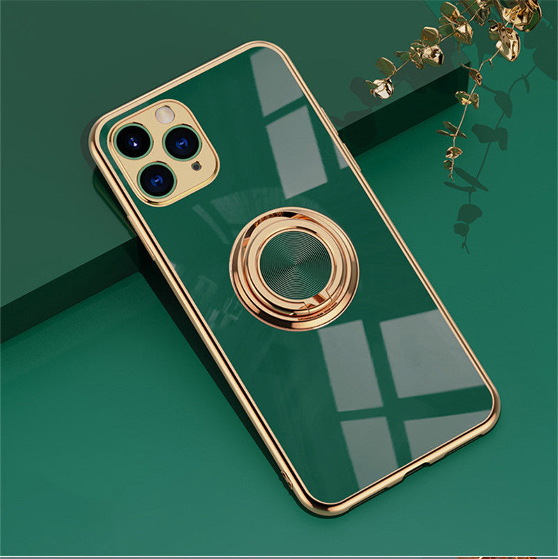 Original Silicone Cover For iPhones  (Luxury Plating)