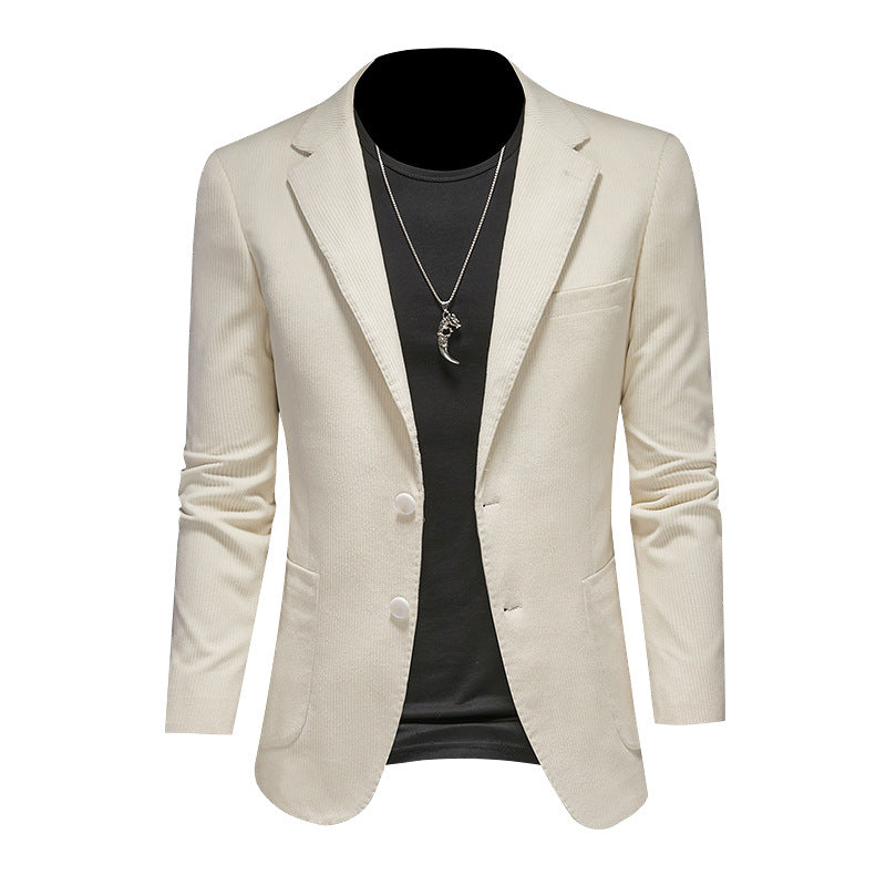 Casual Slim-fit Suit Jacket For Men