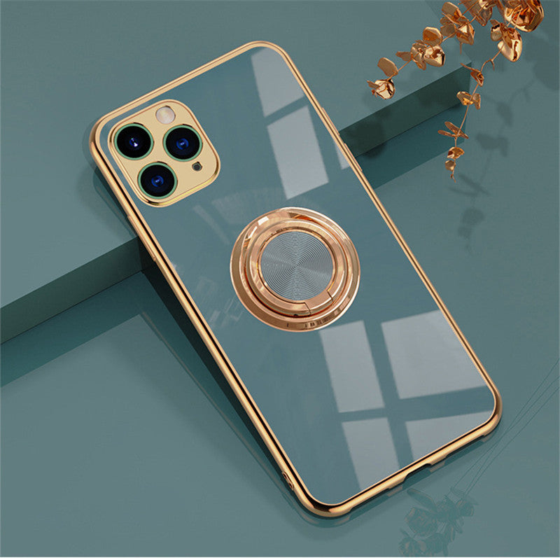 Original Silicone Cover For iPhones  (Luxury Plating)