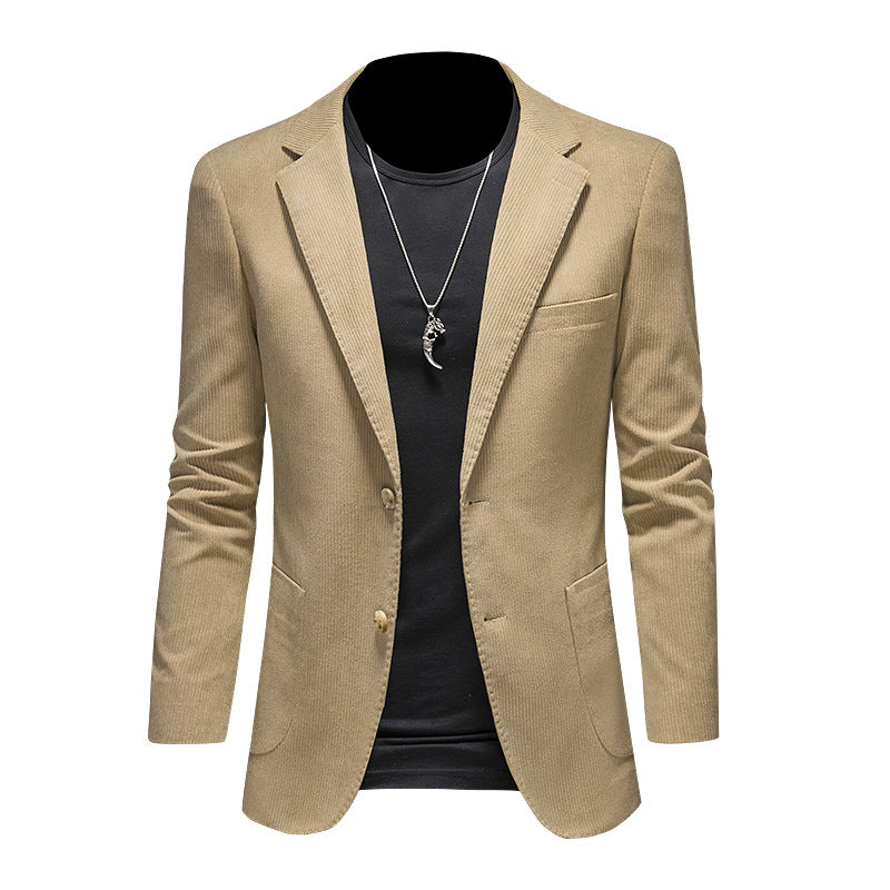 Casual Slim-fit Suit Jacket For Men