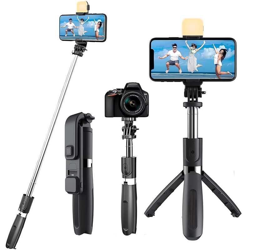 Selfie Stick with Bluetooth Remote