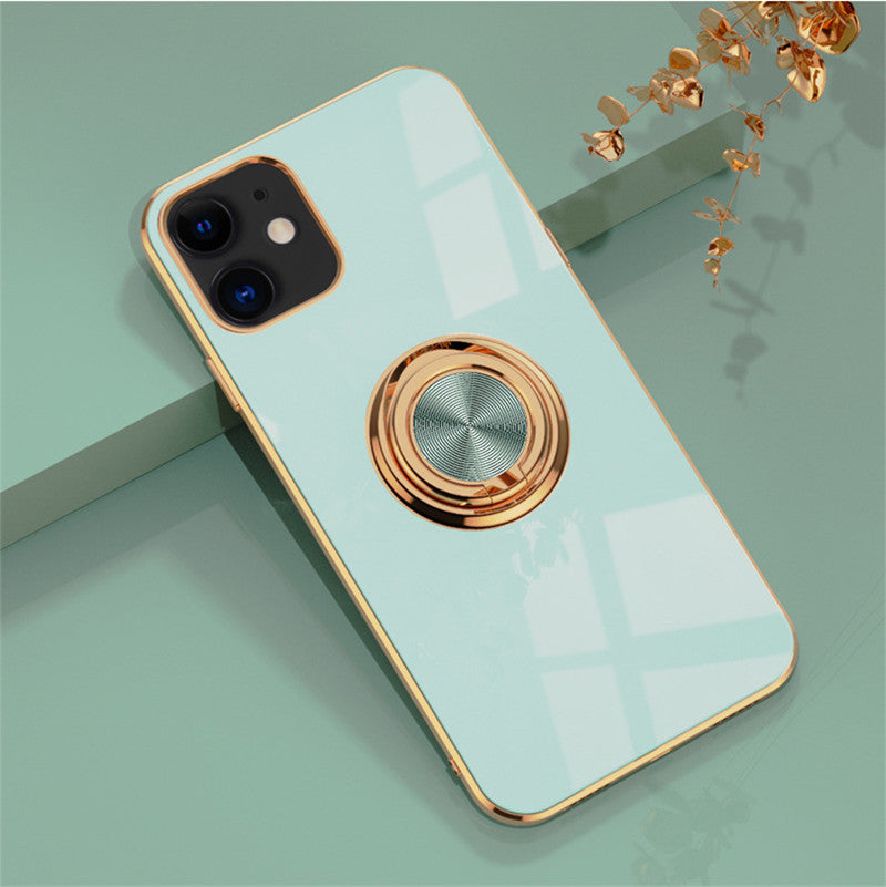 Original Silicone Cover For iPhones  (Luxury Plating)