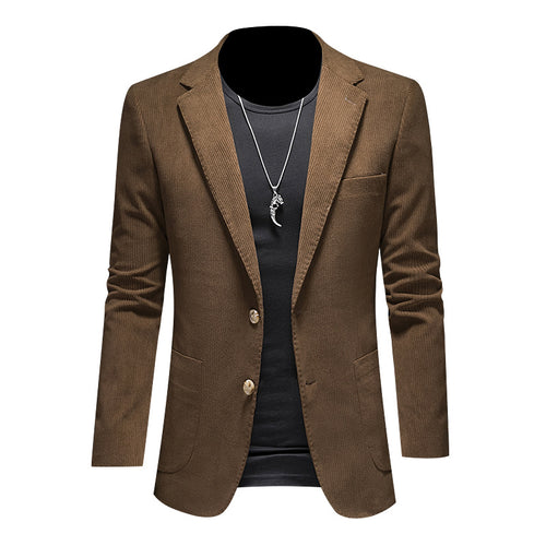 Casual Slim-fit Suit Jacket For Men