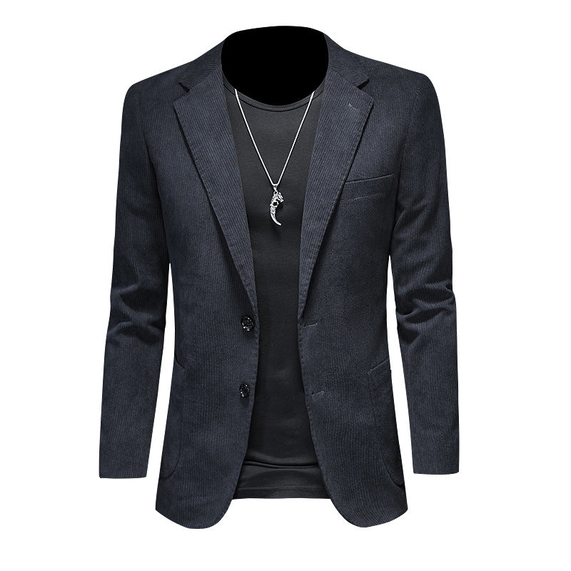 Casual Slim-fit Suit Jacket For Men